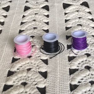 Craft String in Purple & Pink & Black Bundle